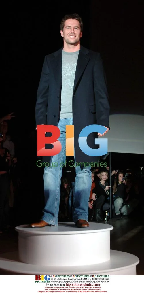 Micheal Owen at London Fashion Week