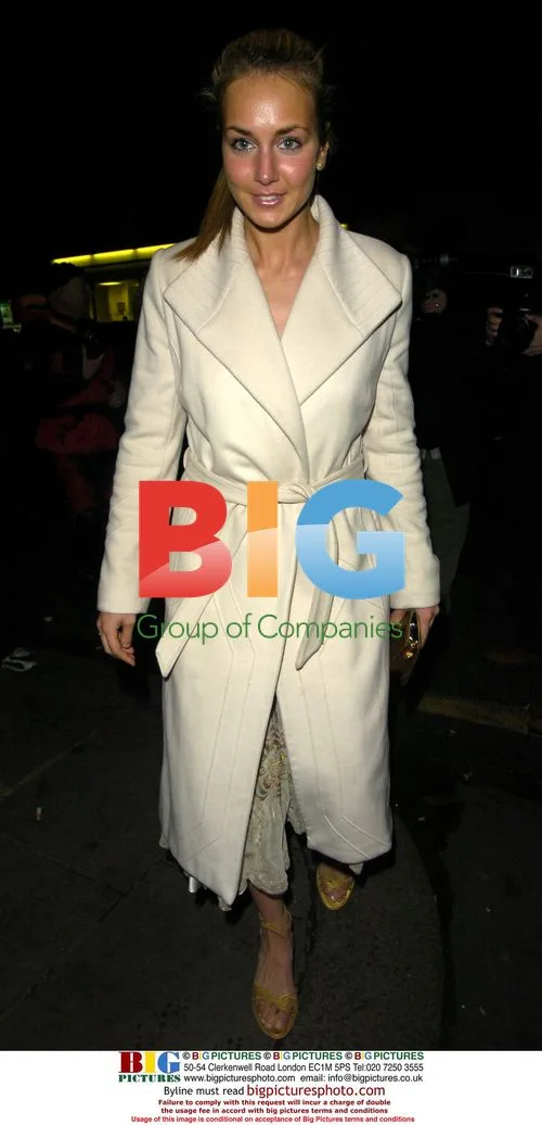 Lady Isabella Hervey leaving Alice McCall after party