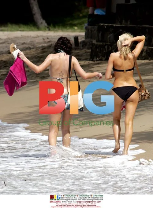 Sophie Howard and Charlotte Cool Down in the Caribbean