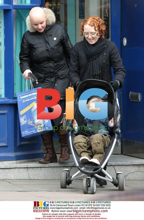 Gail Porter out with daughter in London