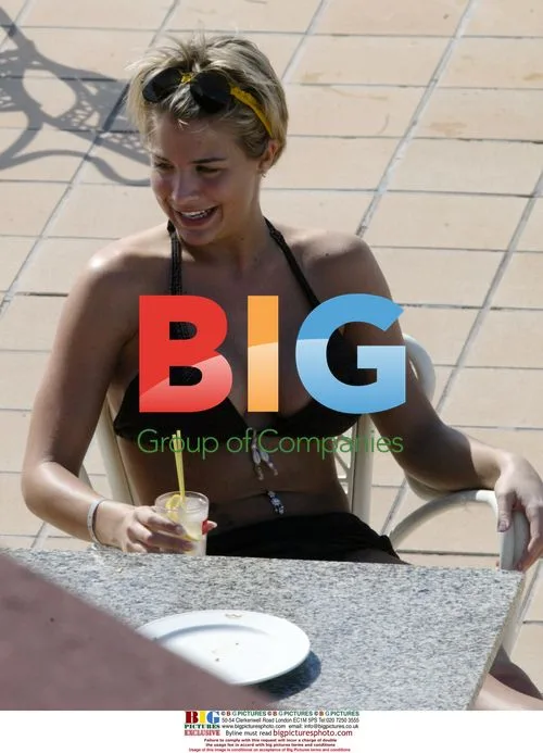 Hollyoaks star Gemma Atkinson in black bikini
