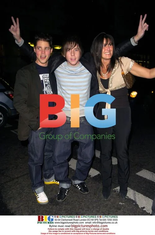 Danny from McFLY and family at Funky Buddha