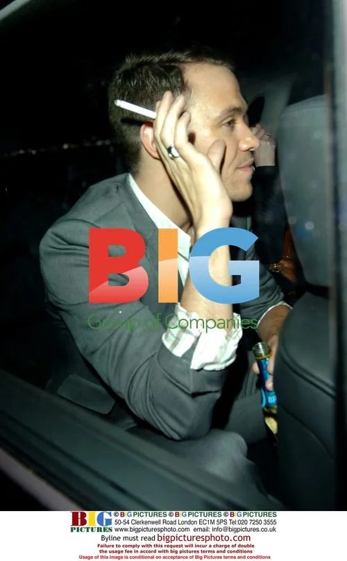 Will Young leaves Elle Style Awards 2006 after party