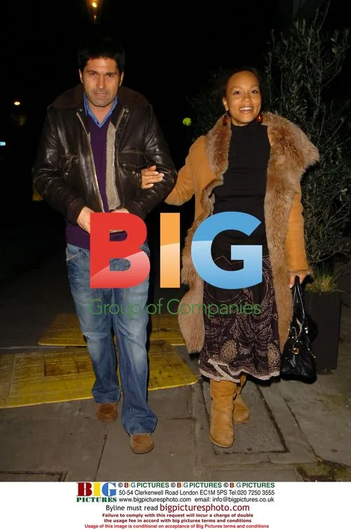 Angela Griffin leaves 'The Matador' after party
