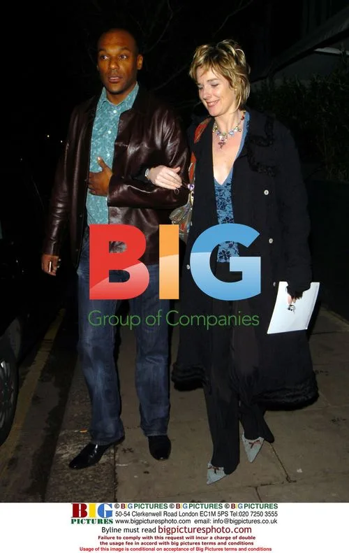 Colin Salmon and guest at 'The Matador' after party