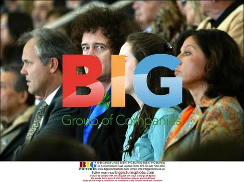 Brian May at dolphin center launch in Tenerife