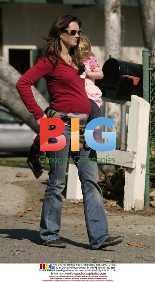 Brooke Shields and Daughter Rowan in Park