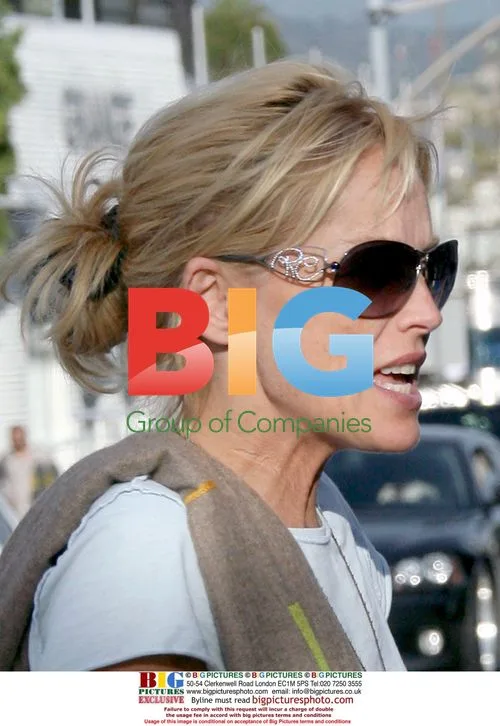 Sharon Stone's Busy Pants Day