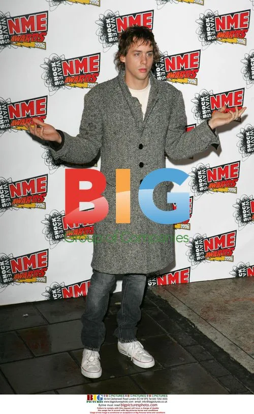 Johnny Borrell at NME Awards
