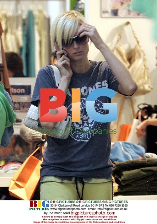 Paris Hilton Shopping at Kitson