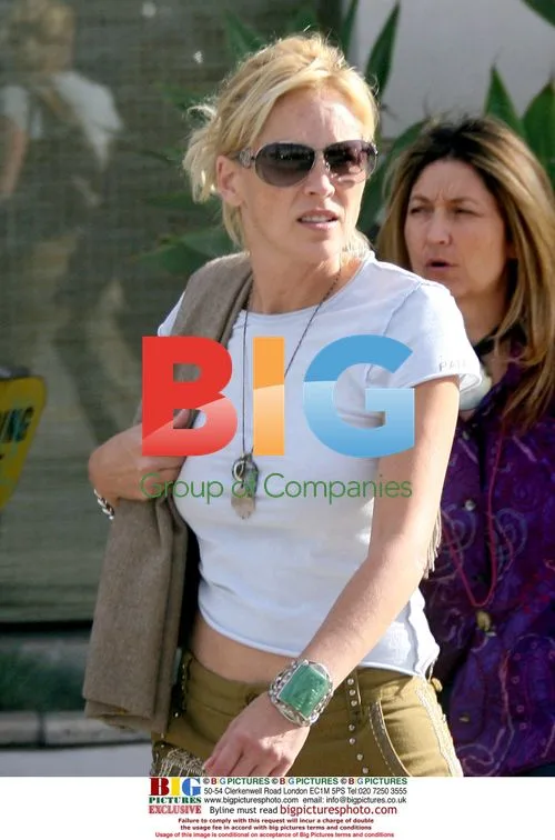 Sharon Stone's Busy Day in Beverly Hills