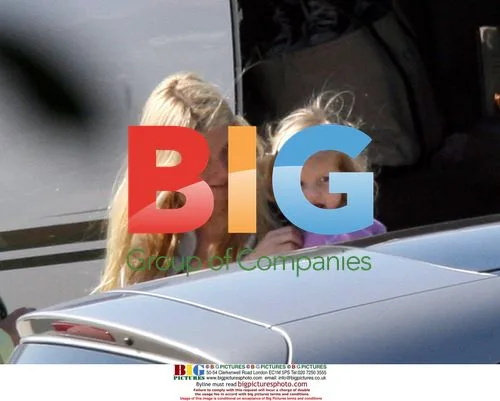 Gwyneth Paltrow and daughter Apple at airport