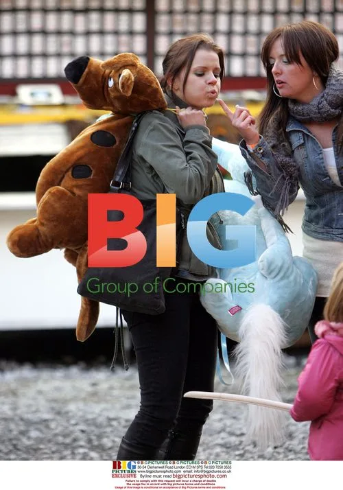 Kerry Katona and Mark Croft at Warrington Funfair