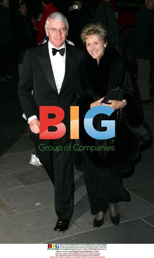 John Major and Norma at National Portrait Gallery Gala
