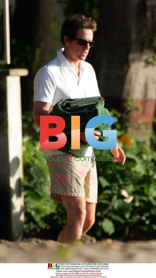 Hugh and Jemima go water-skiing in Barbados