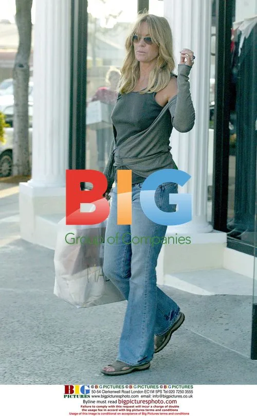 Goldie Hawn Shopping on Sunset Plaza