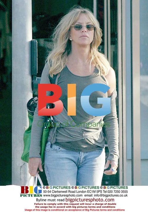 Goldie Hawn Shopping on Sunset Plaza