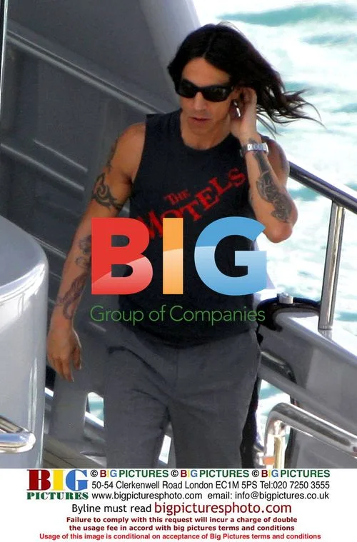Anthony Keidis enjoys yacht break in Caribbean