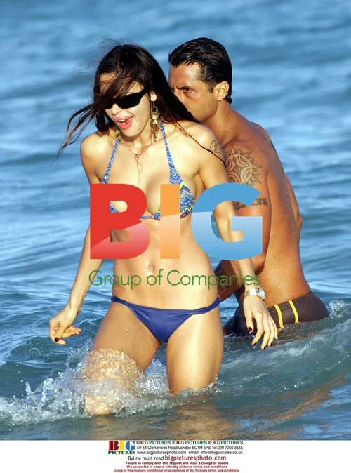 Nina Moric and Fabrizio Corona, Miami Beach