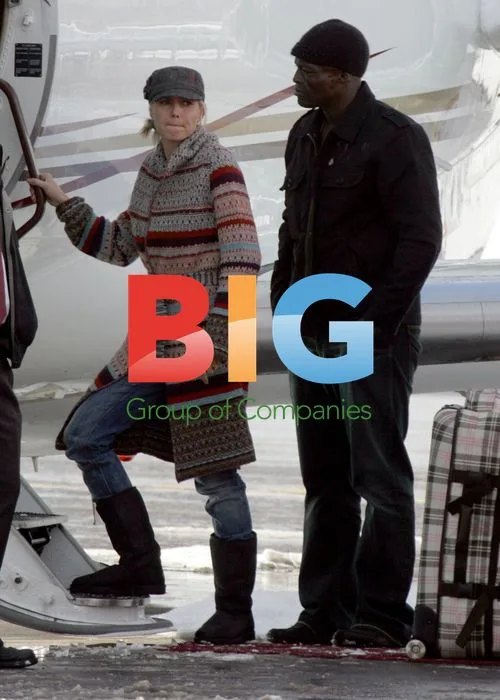 Heidi Klum and Seal Leaving Aspen