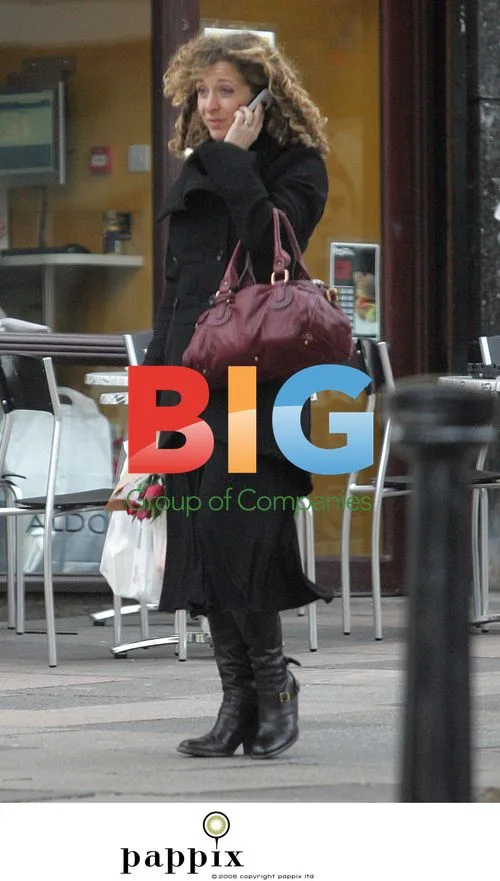 Tracey-Ann Oberman shopping in London