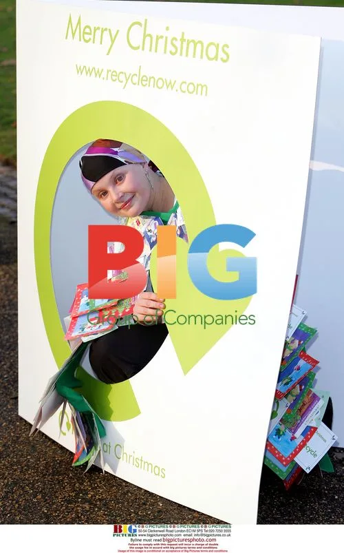 Gail Porter Poses at Christmas Card Launch