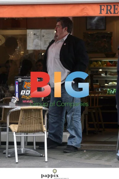 Phill Jupitus enjoys coffee with friends in London