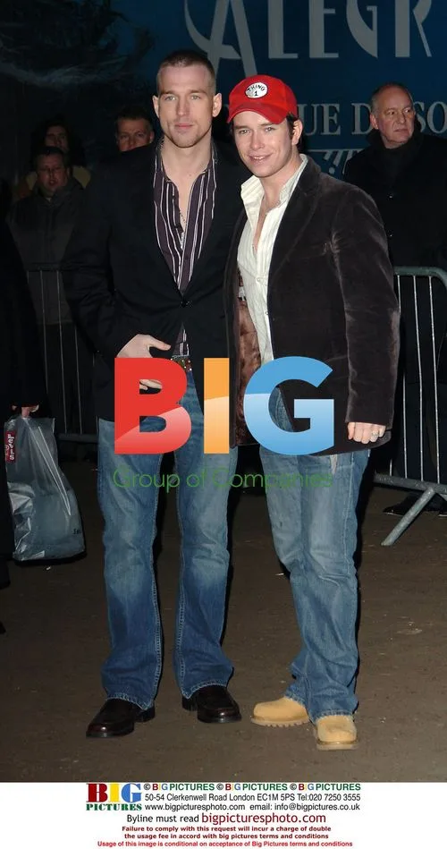 Steven Gately and partner at Cirque Du Soleil event
