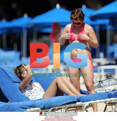 Emma Forbes Enjoys Caribbean Vacation