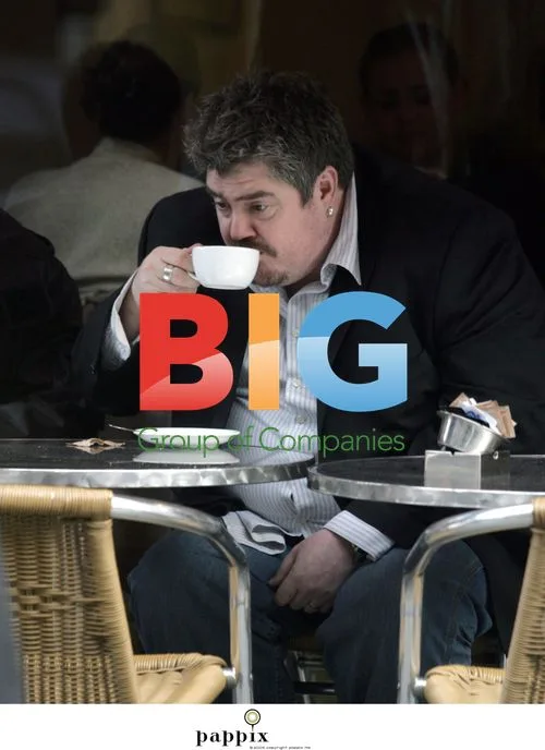 Phill Jupitus Enjoys Coffee Outside London Cafe