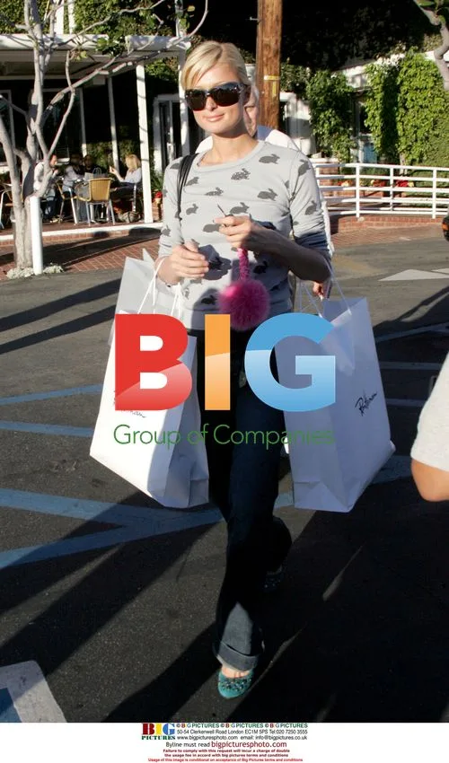 Paris Hilton Shops at Fred Segal