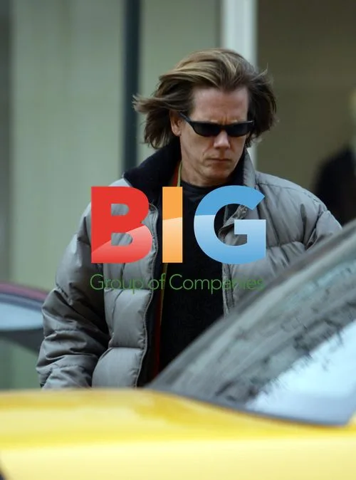 Kevin Bacon Leaves Store with Hair Product