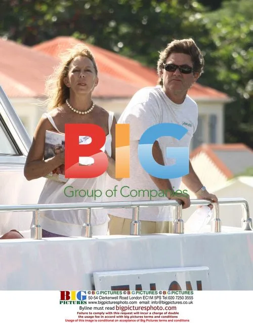 Goldie Hawn and Kurt Russell in St Barts