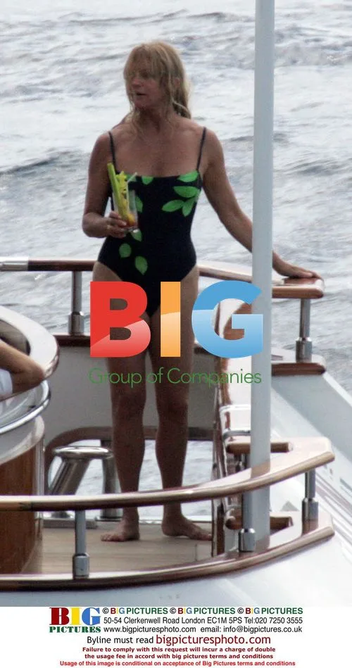 Goldie Hawn and Kurt Russell on Holiday in St Barts