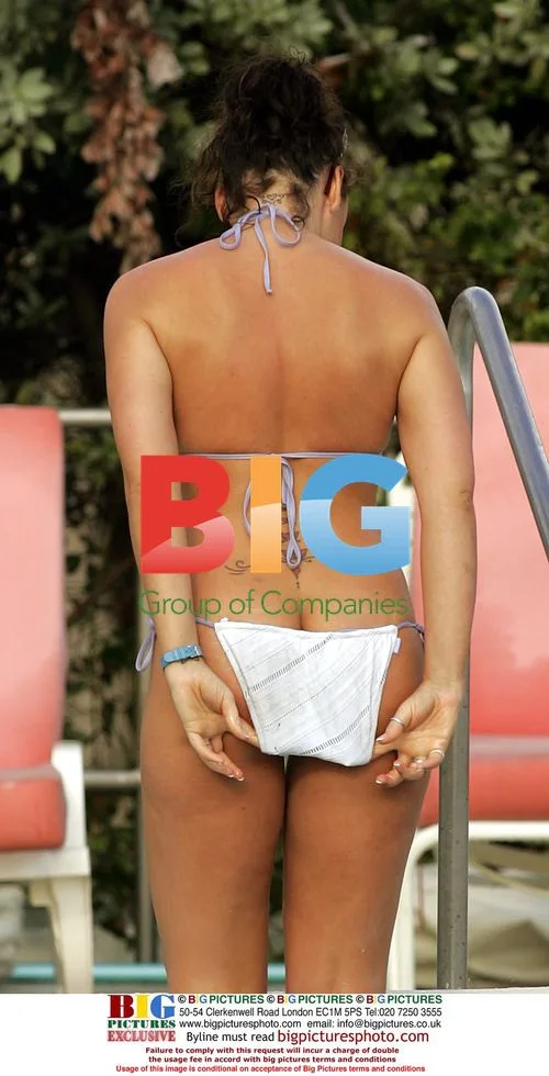 Michelle Heaton on holiday in the Caribbean