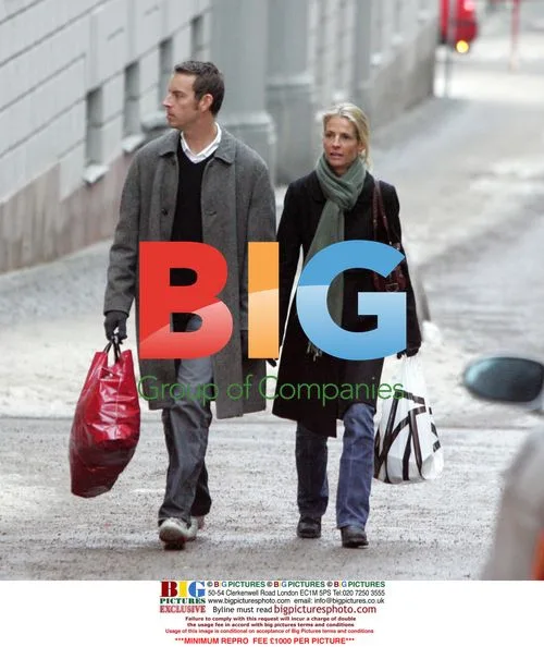Ulrika Jonsson with boyfriend in Stockholm