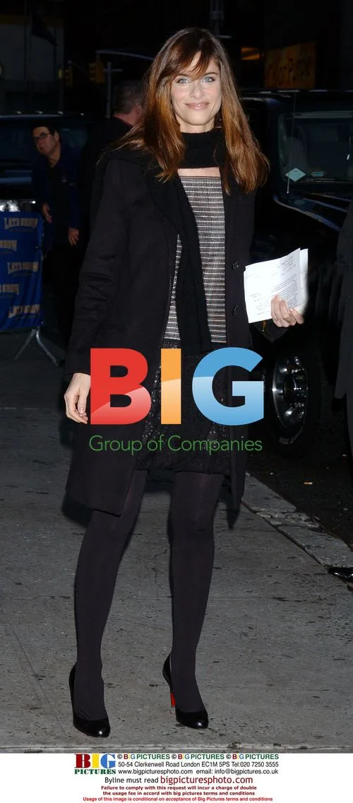 Amanda Peet at The Late Show with David Letterman