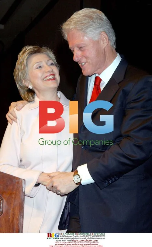 Bill and Hillary Clinton at Fundraiser