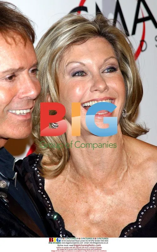 Cliff Richard and Olivia Newton-John at Country Music Awards