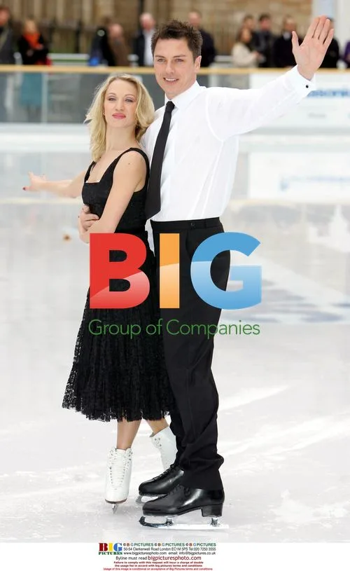 John Barrowman and Olga Sharutenko at 'Dancing On Ice' Launch