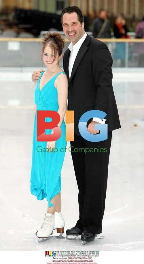 David Seaman and Pam O'Connor at 'Dancing On Ice' launch