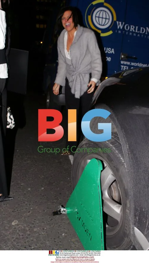 Jade Goody's car clamped after dining at The Ivy