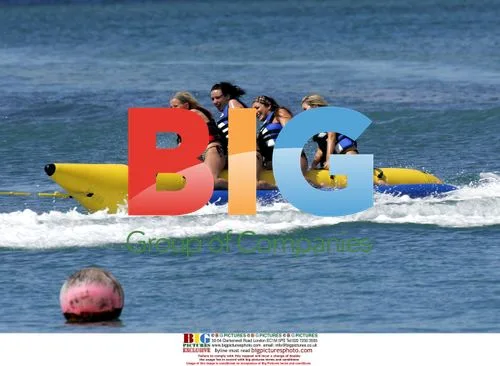 Glamour Girls on Banana Boat in Caribbean