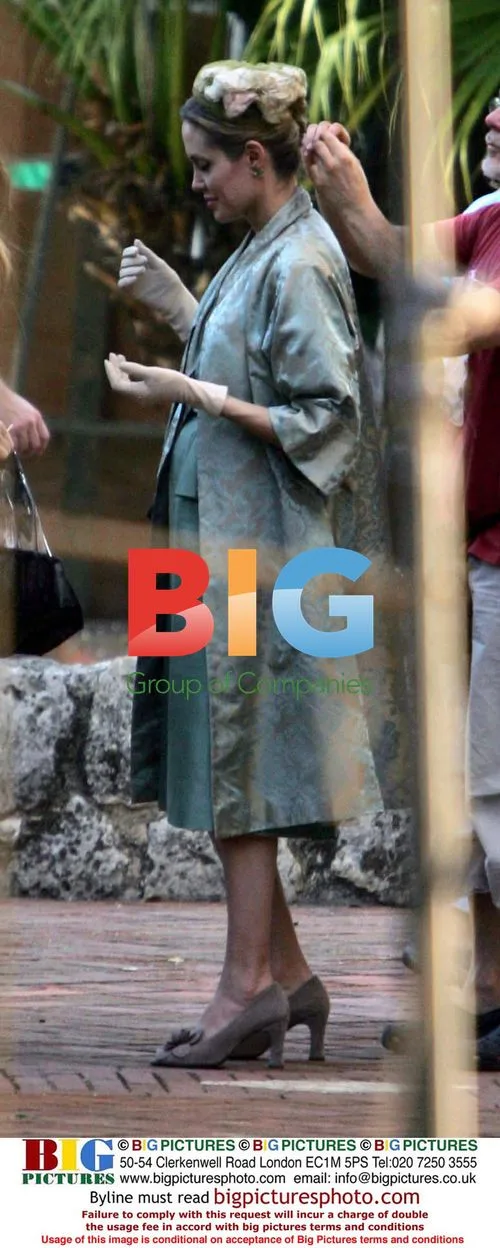 Angelina Jolie on set of 'The Good Shepherd'