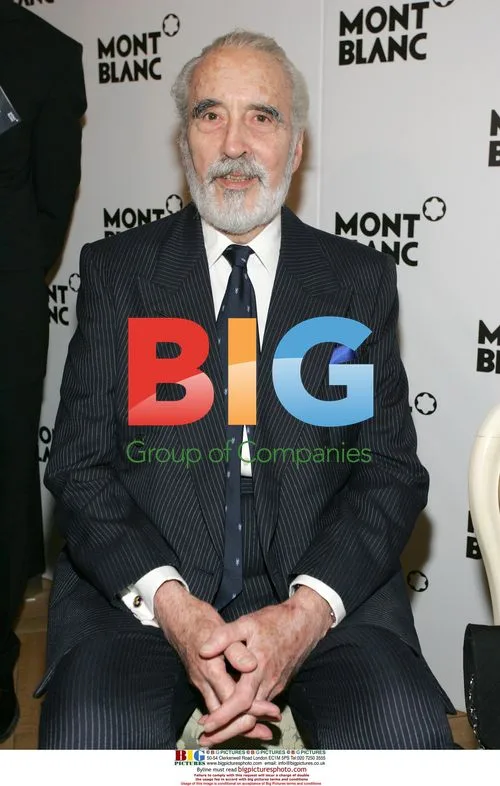 Christopher Lee at Mont Blanc anniversary