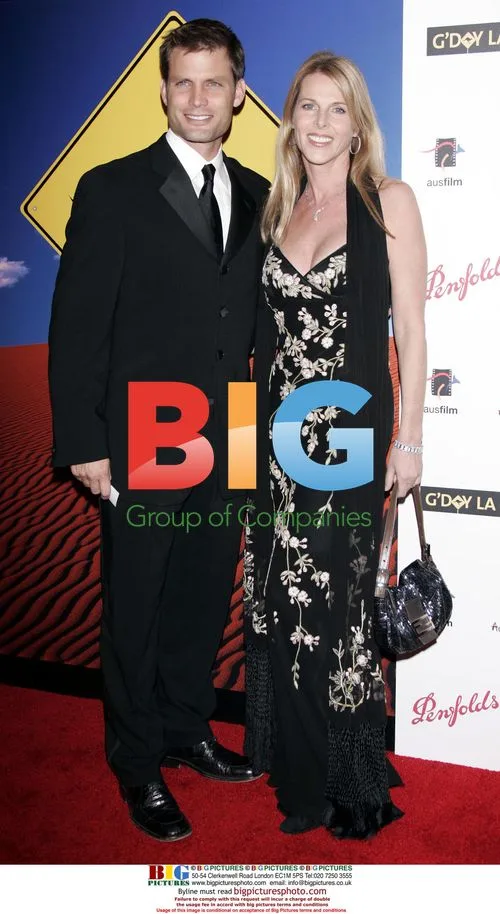 Casper Van Diem and Catherine Oxenberg at Penfolds Icon Gala