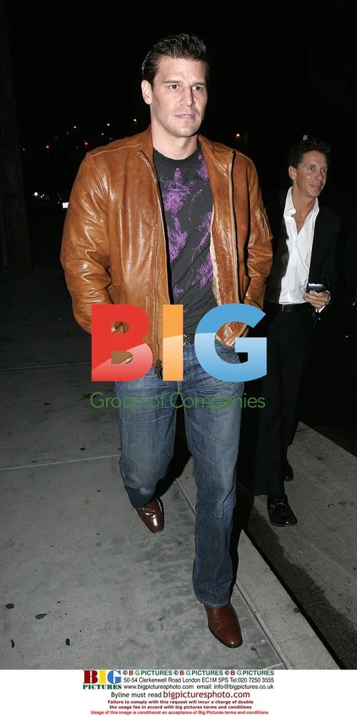 David Boreanaz at CAA party in Santa Monica