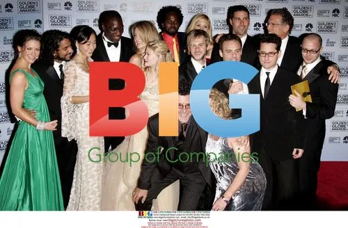 Lost cast and crew at Golden Globe Awards