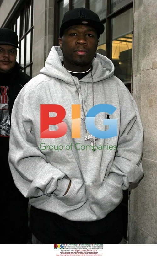 Rapper 50 Cent Arrives at Radio One