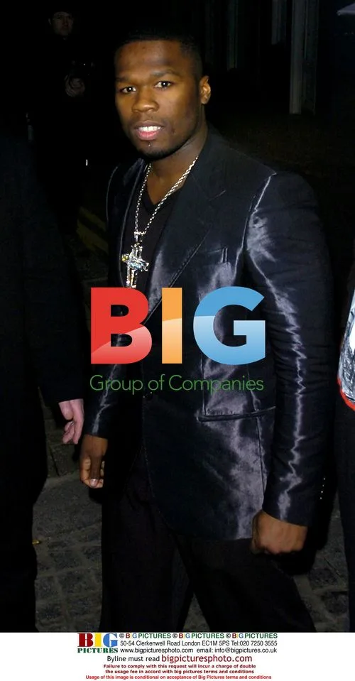 50 Cent leaving 'Get Rich or Die Tryin'' premiere afterparty